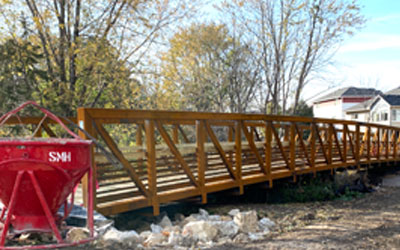 City of Lakeville Pedestrian Bridge Installs